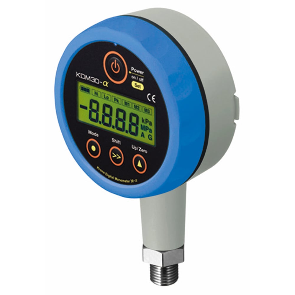 High Precision Digital Pressure Gauge DC24V Type Type Blue 0~500.0kPaG - ABP-1355811 - 商品圖 3