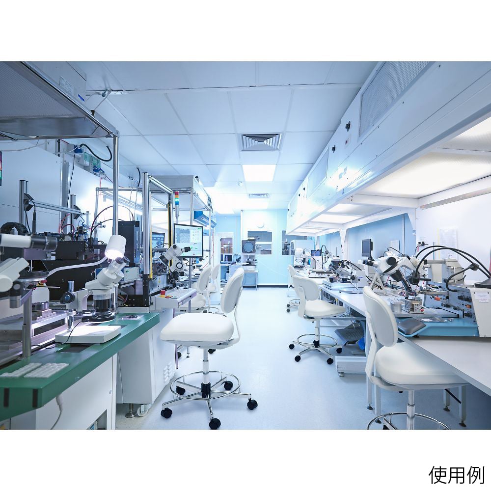 導電椅附靠背 導電聚氨酯包覆雙輪腳輪 (EH型) 白色及其他 DC-EH16W 和更多型號 - 商品圖 6