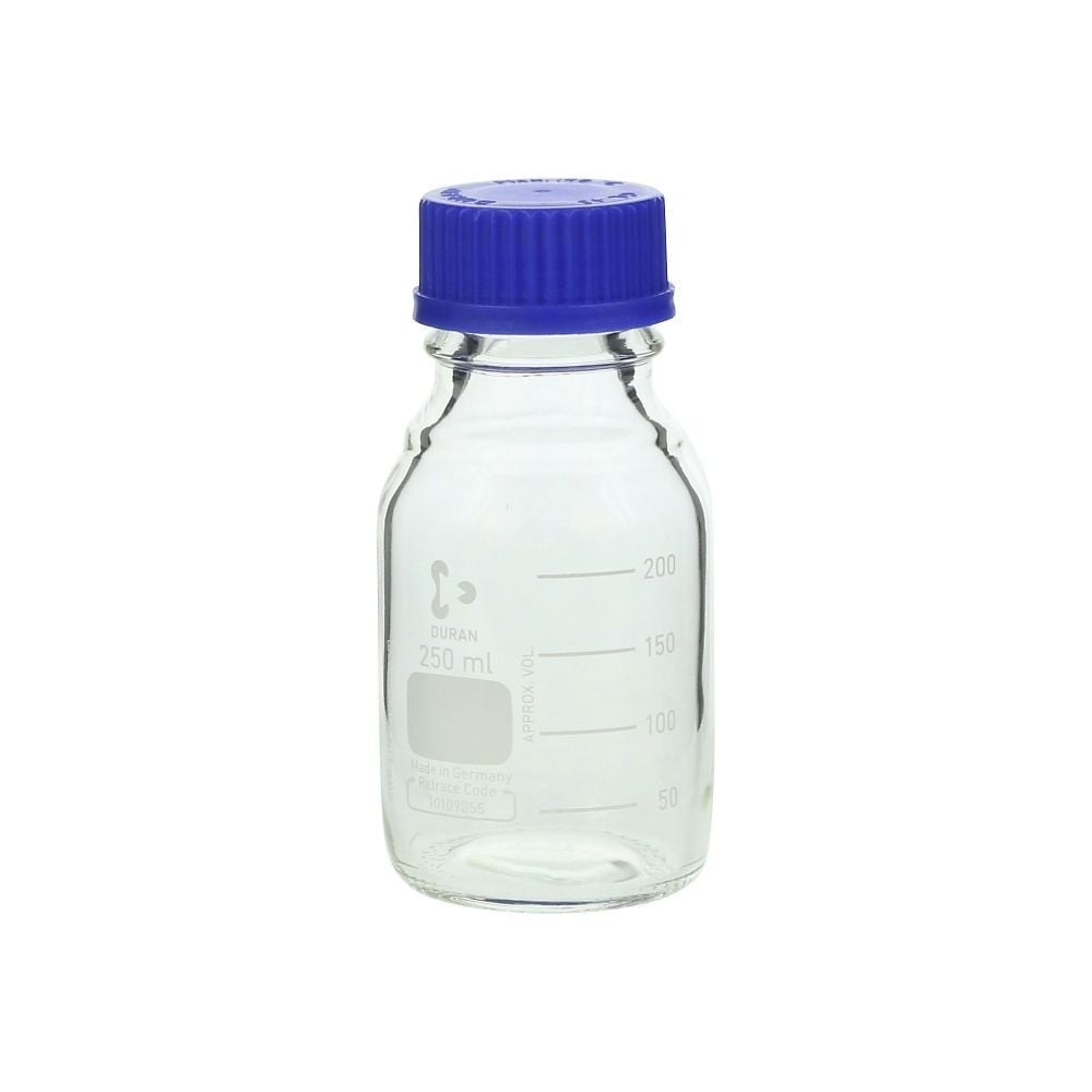 圓形螺旋蓋瓶SCC (Duran ® 附藍蓋) 100 毫升 透明 及其他 - 商品圖 8