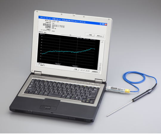 AS ONE Corporation K型熱電偶資料記錄器英文校正證書 RX-450K - 商品圖 2