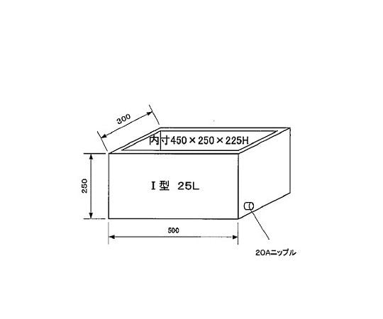 不鏽鋼桶 方型 附排水閥20A 保溫型I 25公升 及其他 - 商品圖 2