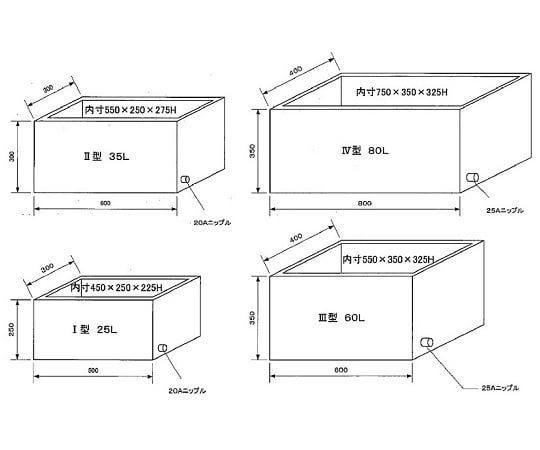 不鏽鋼桶 方型 附排水閥20A 保溫型I 25公升 及其他 - 商品圖 9