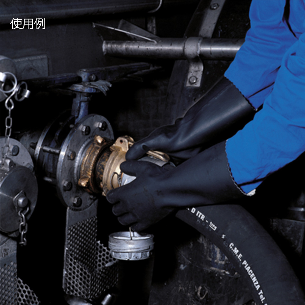 Chemical Resistant Thick Neoprene Gloves UltraNeo Black M - ABP-4252504 - 商品圖 3