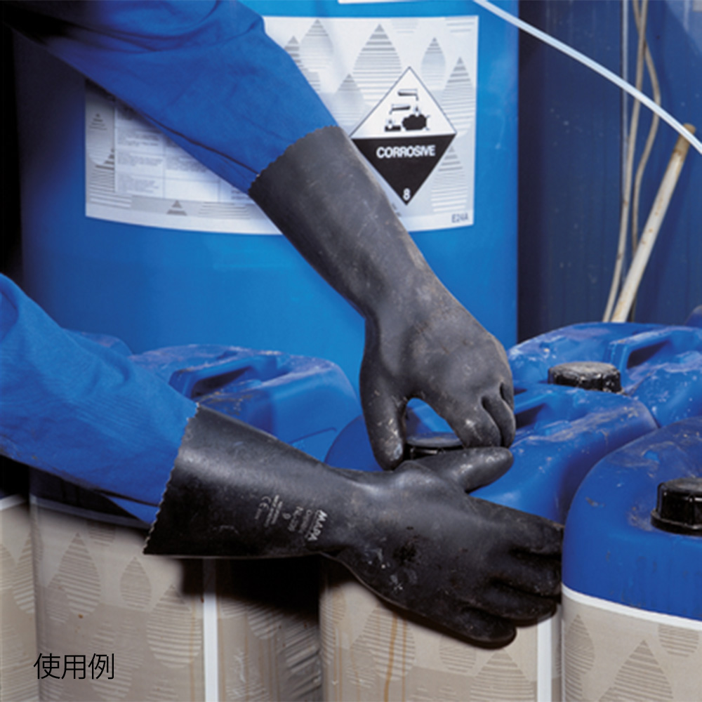 Chemical Resistant Thick Neoprene Gloves UltraNeo Black M - ABP-4252504 - 商品圖 5
