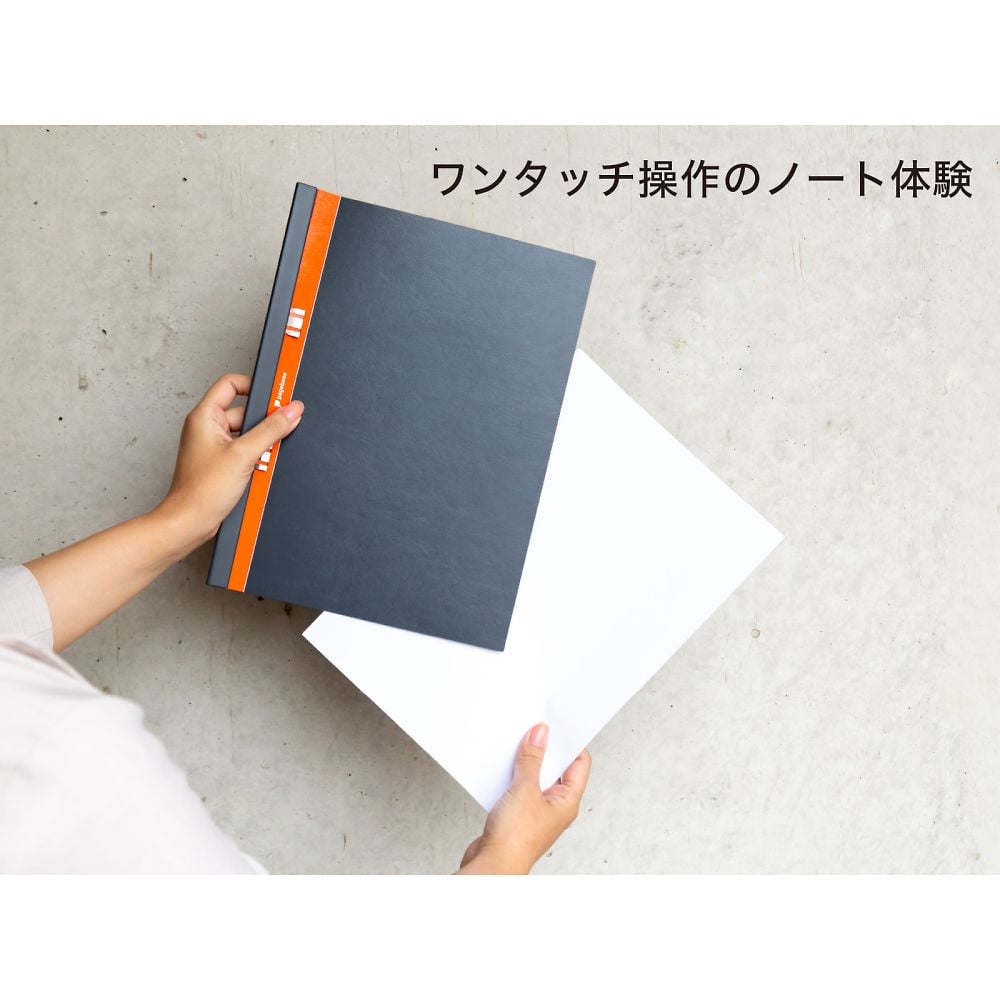 抽換式無環筆記 SlideNote A4 雙開式 深灰色 2入 及其他 SN3SA4-LB 和更多型號 - 商品圖 4