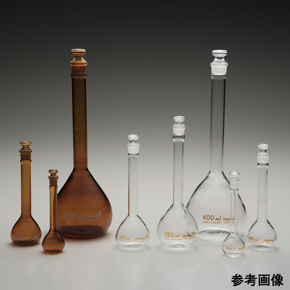 容量瓶 (白色) (特殊容量) 15 mL 附JCSS校正證書 及其他 CL2030-TK-15 和更多型號 - 商品圖 8