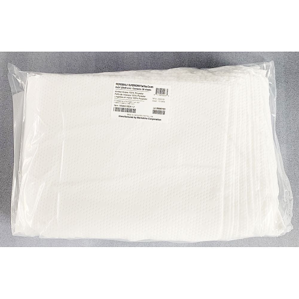 無塵室拖把擦拭布 200 x 300 毫米 50 張 x 12 包 及其他 MSSS.0824.12 和更多型號 - 商品圖 2