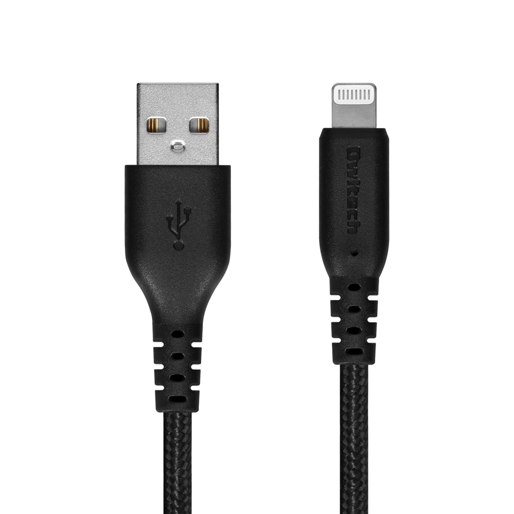 快速充電 2.4 A/資料傳輸 Type-A 對 Lightning 連接線 黑色 約 42 公克 及其他 OWL-CBA4LA5-WH 和更多型號 - 商品圖 2