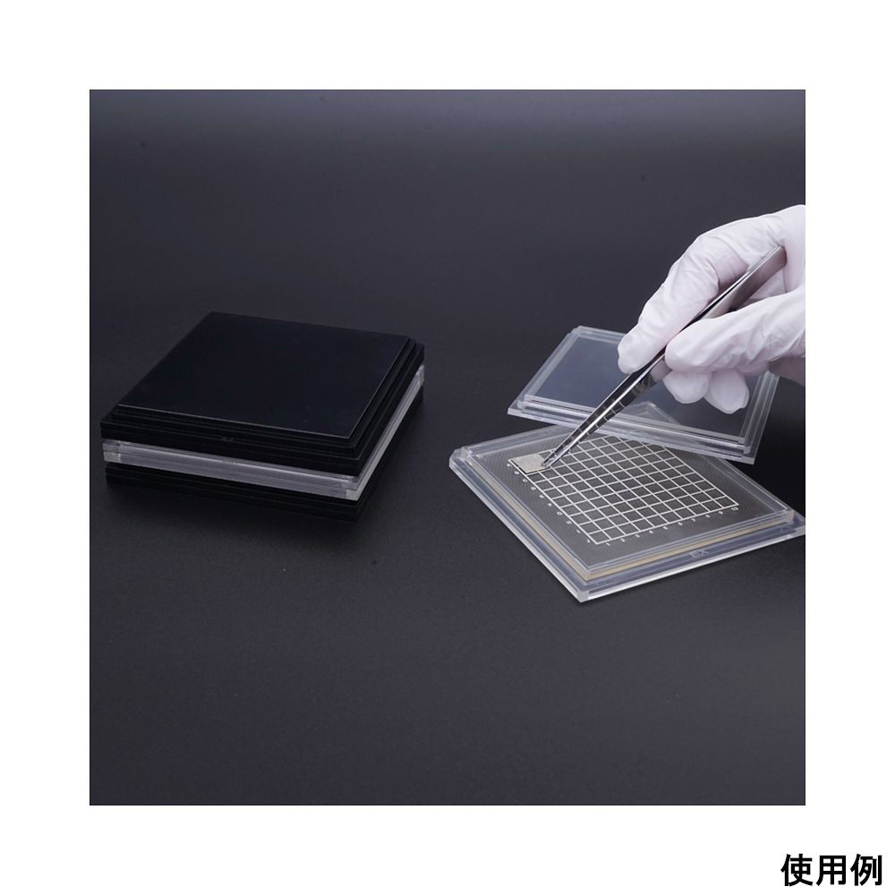 EXSEAL Co., Ltd. 精密零件搬運箱凝膠底座 ® 4吋 黑色 平面 FS9 10個 及其他 GC00-16039AS 和更多型號 - 商品圖 2