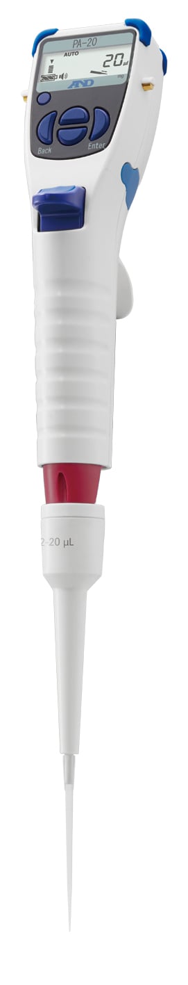 電動微量吸管容量範圍：10μL PA-10 (附一般校正文件，校正點：3點) 及其他 PA20-00A00 和更多型號 - 商品圖 8