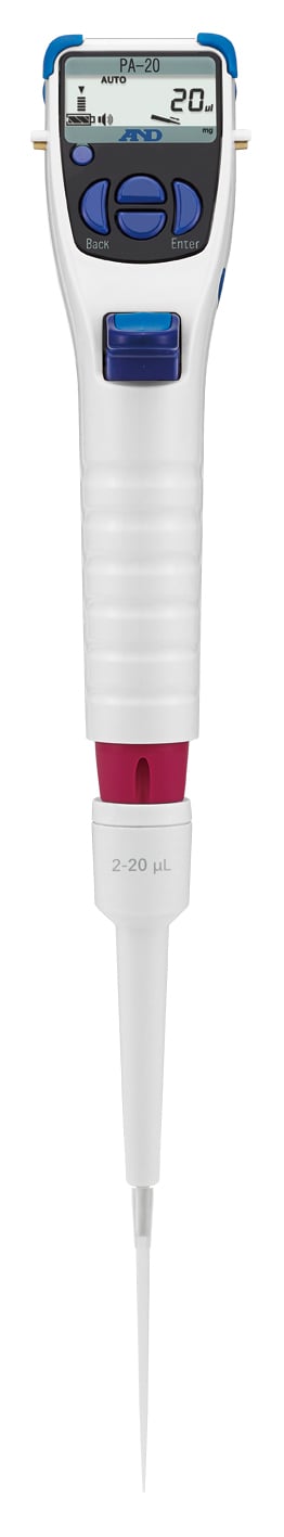 電動微量吸管容量範圍：10μL PA-10 (附一般校正文件，校正點：3點) 及其他 PA20-00A00 和更多型號 - 商品圖 9