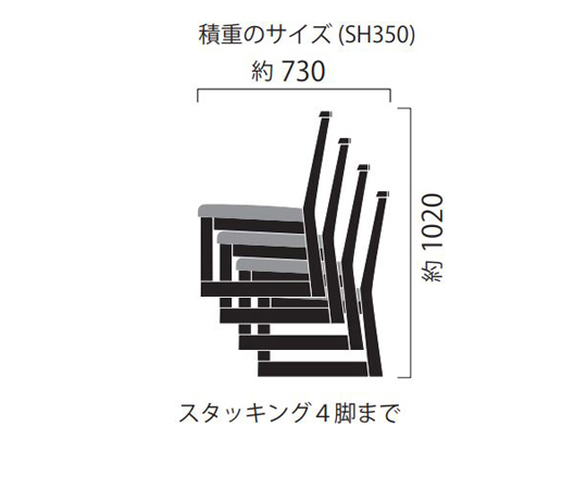 NAKATA SANGYO 安樂椅(ENRAKU) 宮野園 黑色鏡面塗層 SH350 金襴菊 11-57-11 - 商品圖 3