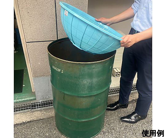 SANKO Co,. Ltd. φ608x220mm 大型濾網 (淺藍色/10個) EA506AC-212 - 商品圖 4