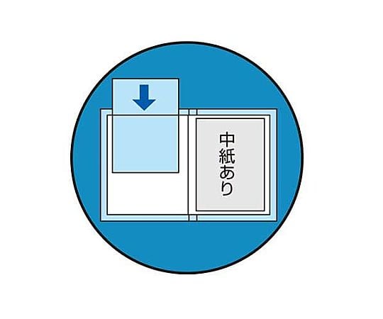 彩色底座透明檔案夾 A4直式 固定20頁口袋 藍色 及其他 132C 和更多型號 - 商品圖 2