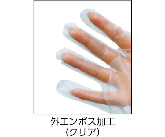 聚乙烯拋棄式手套 厚實外壓紋 200張 藍色 SS號 及其他 VERTE-565N-M 和更多型號 - 商品圖 5