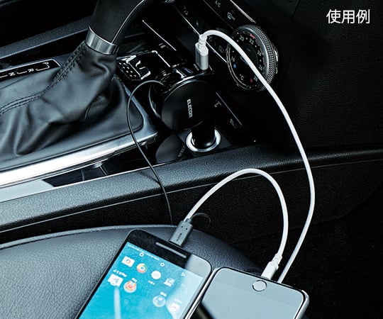車用充電器 (3A，捲線式Type-C)&USB) 黑色及其他 MPA-CCC04BK 和更多型號 - 商品圖 9