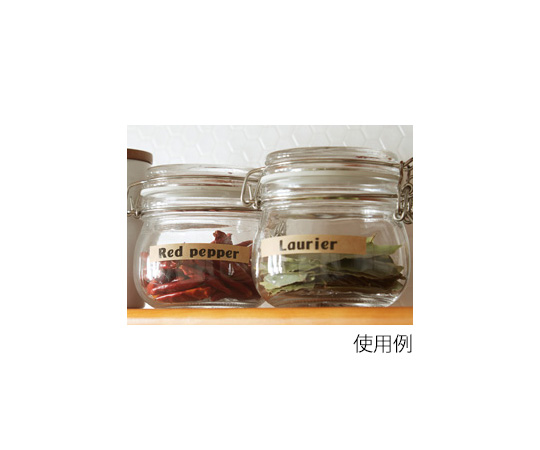 姓名樂園用牛皮紙膠帶 12mm寬 (棕色/米色字樣) 及其他 XR-12KRBR 和更多型號 - 商品圖 5