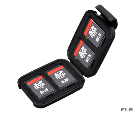 可攜式媒體收納盒 S號 (適用於 SD/MicroSD卡) 黑色 及其他 DMC-20SSDBK 和更多型號 - 商品圖 2