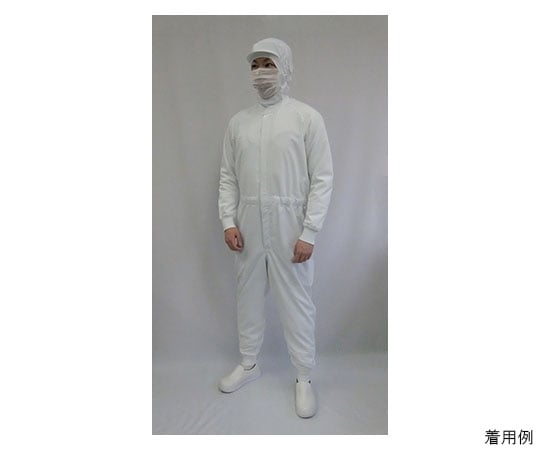 食品工廠連身工作服 (白色) 袖口雙層圓羅紋款式, S號及其他 CZ100-3 和更多型號 - 商品圖 4