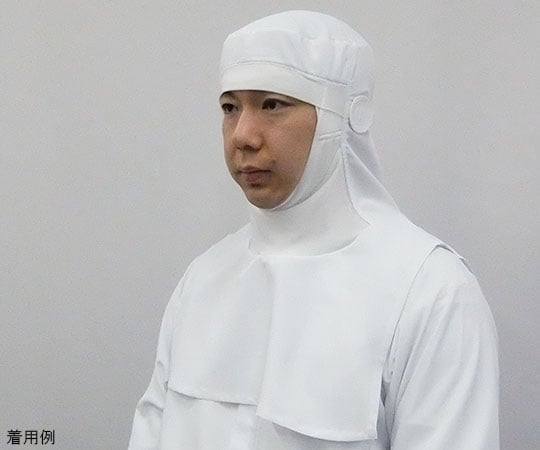 彈性府綢帽附凸緣 (白色) 罩套類型 S號 及其他 SP454-1 和更多型號 - 商品圖 2