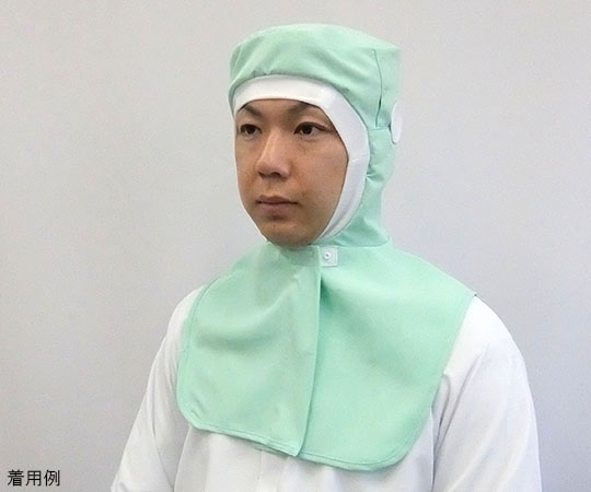 彈性府綢無凸緣帽 (白色) 適用於長髮 S號 及其他 SP460-2 和更多型號 - 商品圖 10