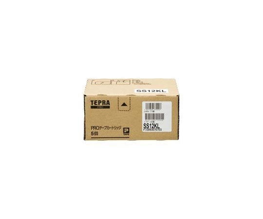 PRO 長款黑字白底膠帶 12 毫米 20 個 及其他 SS12KL 和更多型號 - 商品圖 2