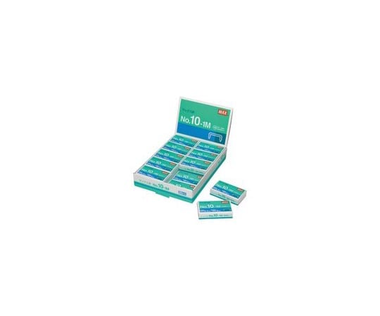 MAX CO., LTD. 訂書針 1000枚 20包 MS91187 NO.10-1M - 商品圖 2
