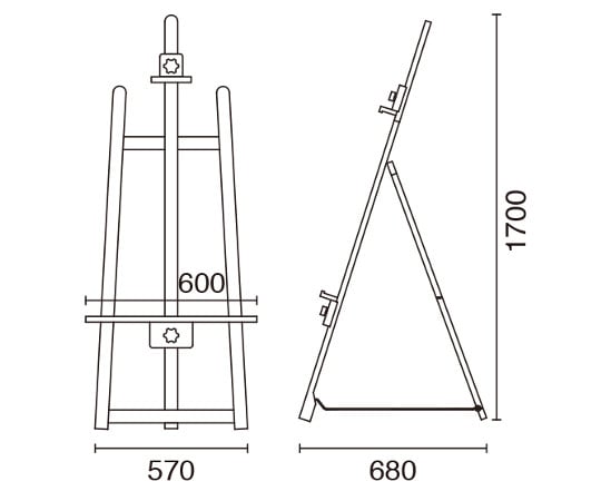 前畫架黑色及其他 T-140 和更多型號 - 商品圖 8
