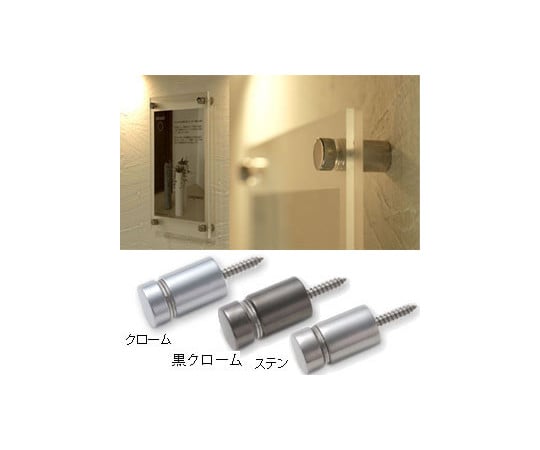 HAYANO SANGYO 銘牌螺帽 平圓 直徑 12 -10 鍍鉻 及其他 - 商品圖 2