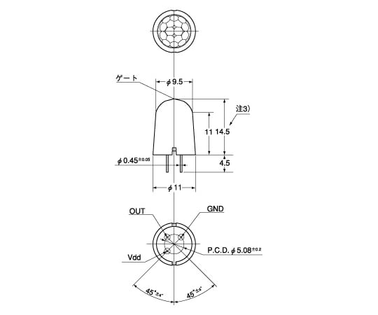 Panasonic Corporation 熱電紅外線感測器 NaPiOn (Napion) 系列 數位輸出 AMN31112 - 商品圖 2