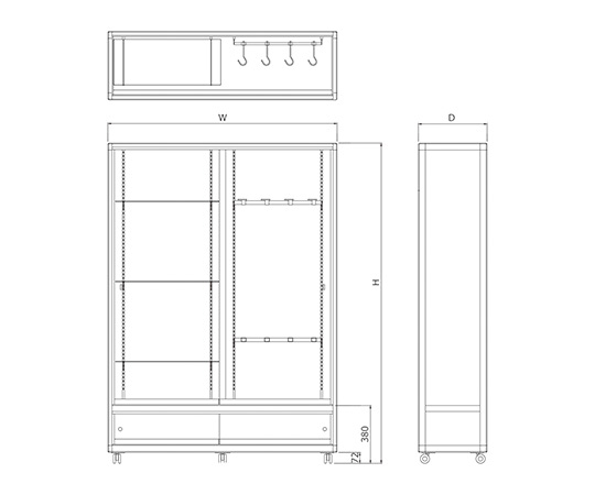 EXCEED Winning Flag Case V Silver 及其他 VS15-451 和更多型號 - 商品圖 4