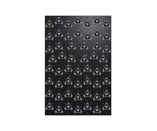 適用於 Innova® 2350 的可替換平台，尺寸為 91 x 61 公分 (36 x 24 英吋)，專用於 125 毫升錐形瓶。材質為船用級膠合板，除非另有說明，及其他。 M1191-9914 和更多型號 - 商品圖 2