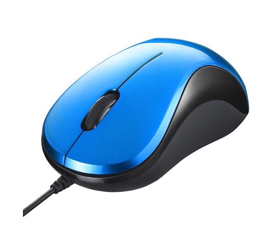 有線藍光LED光學滑鼠靜音/3按鈕黑色及其他 BSMBU100SV 和更多型號 - 商品圖 2
