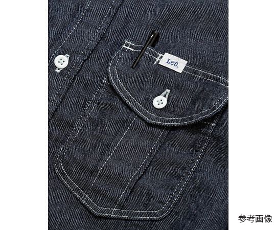 Lee 男款工作長袖襯衫 白x藍 S號 及其他 LWS46001-18 XXL 和更多型號 - 商品圖 4