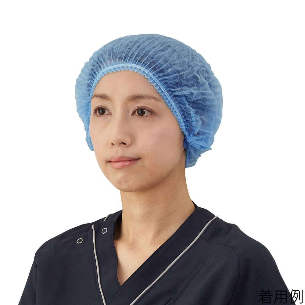 風琴式藍色手術帽 1盒 (100張) 及其他 076184 和更多型號 - 商品圖 2