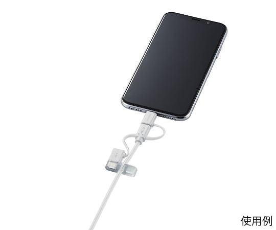 ELECOM CO., LTD 智慧型手機 USB 傳輸線 三合一 microUSB + Type-C + Lightning 1.2 公尺 白色 及其他 MPA-AMBLCAD12BK 和更多型號 - 商品圖 6