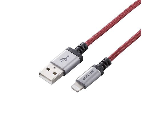 ELECOM CO., LTD Lightning 傳輸線 高耐用 1.2 公尺 黑色 及其他 MPA-UALS12RD 和更多型號 - 商品圖 5
