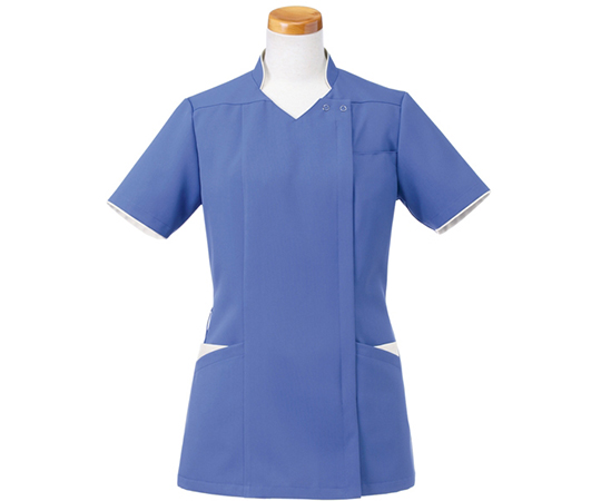 YAGI CORPORATION 女款半袖工作服紫色x灰色S號及其他 R8946-22 和更多型號 - 商品圖 3