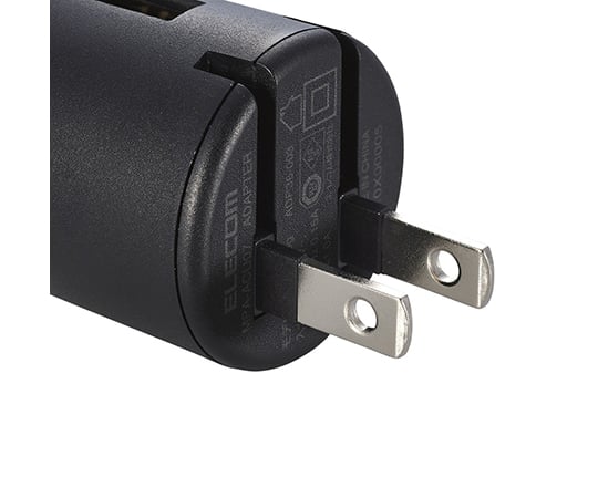 智慧型手機交流充電器 USB-A 母座 1 埠 1.0 A 輸出 黑色 及其他 MPA-ACU07WF 和更多型號 - 商品圖 5