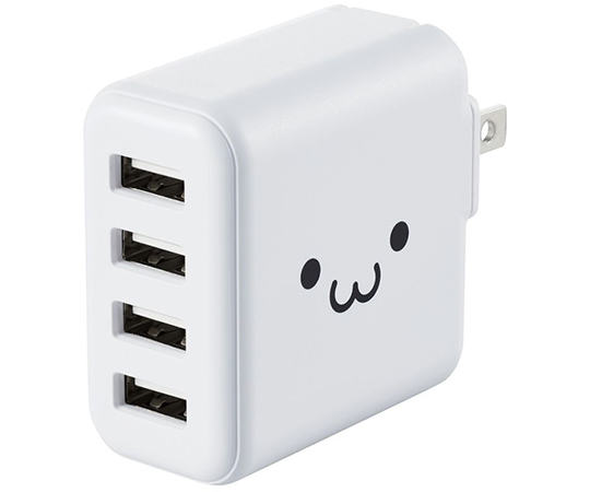 交流充電器 適用於智慧型手機/平板電腦 4.8 A 輸出 USB-A 母座 4埠 智慧充電 黑色 及其他 MPA-ACU13WF 和更多型號 - 商品圖 9
