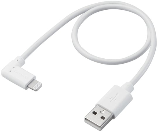 Lightning 傳輸線 L型接頭 0.3 公尺 黑色 及其他 MPA-UALL03WH 和更多型號 - 商品圖 3