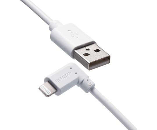 Lightning 傳輸線 L型接頭 0.3 公尺 黑色 及其他 MPA-UALL03WH 和更多型號 - 商品圖 4