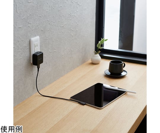 Type-C/USB-C 傳輸線 適用於智慧型手機 USB (A-C) 認證 L型接頭 抗菌/抗病毒 0.3 公尺 黑色 及其他 MPA-ACL03NBK 和更多型號 - 商品圖 7