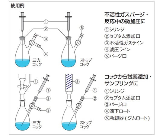 茄形燒瓶附活栓 50 毫升及其他 - 商品圖 2