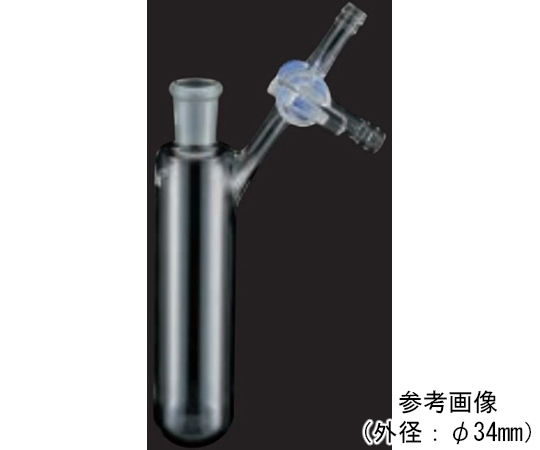 反應槽附有直徑18毫米三向旋塞及其他 - 商品圖 3