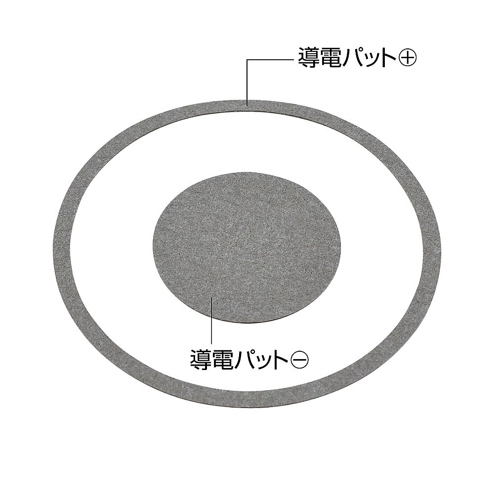 HOZAN TOOL INDUSTRIAL CO., LTD. 表面電阻測量電極F-107用導電墊 F-107-1 - 商品圖 2