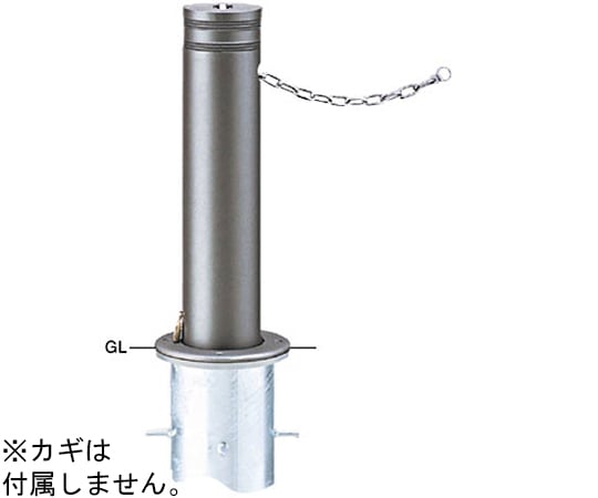 SUNPOLE Co., Ltd. 升降式地柱 附 垂直式車輛鏈條 內建鑰匙 Φ165 及其他 LV-360K 和更多型號 - 商品圖 3