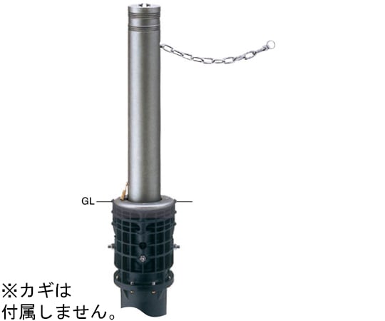 SUNPOLE Co., Ltd. 升降式地柱 附 垂直式車輛鏈條 內建鑰匙 Φ165 及其他 LV-360K 和更多型號 - 商品圖 4
