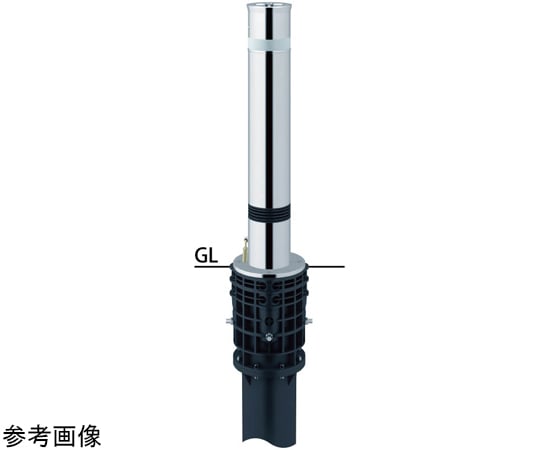 SUNPOLE Co., Ltd. 不鏽鋼頂降式升降器，附一觸即鎖，用於止動端，附彈簧，Φ76.3及其他 LA-5KC-E 和更多型號 - 商品圖 10