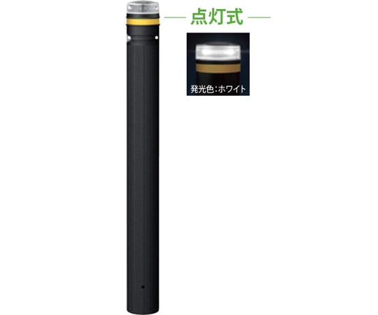 SUNPOLE Co., Ltd. 太陽能LED固定式地燈 Φ115 照明型（藍色） 附反光條/附掛鉤 棕色 及其他 RP-231U-SOLNG 和更多型號 - 商品圖 3